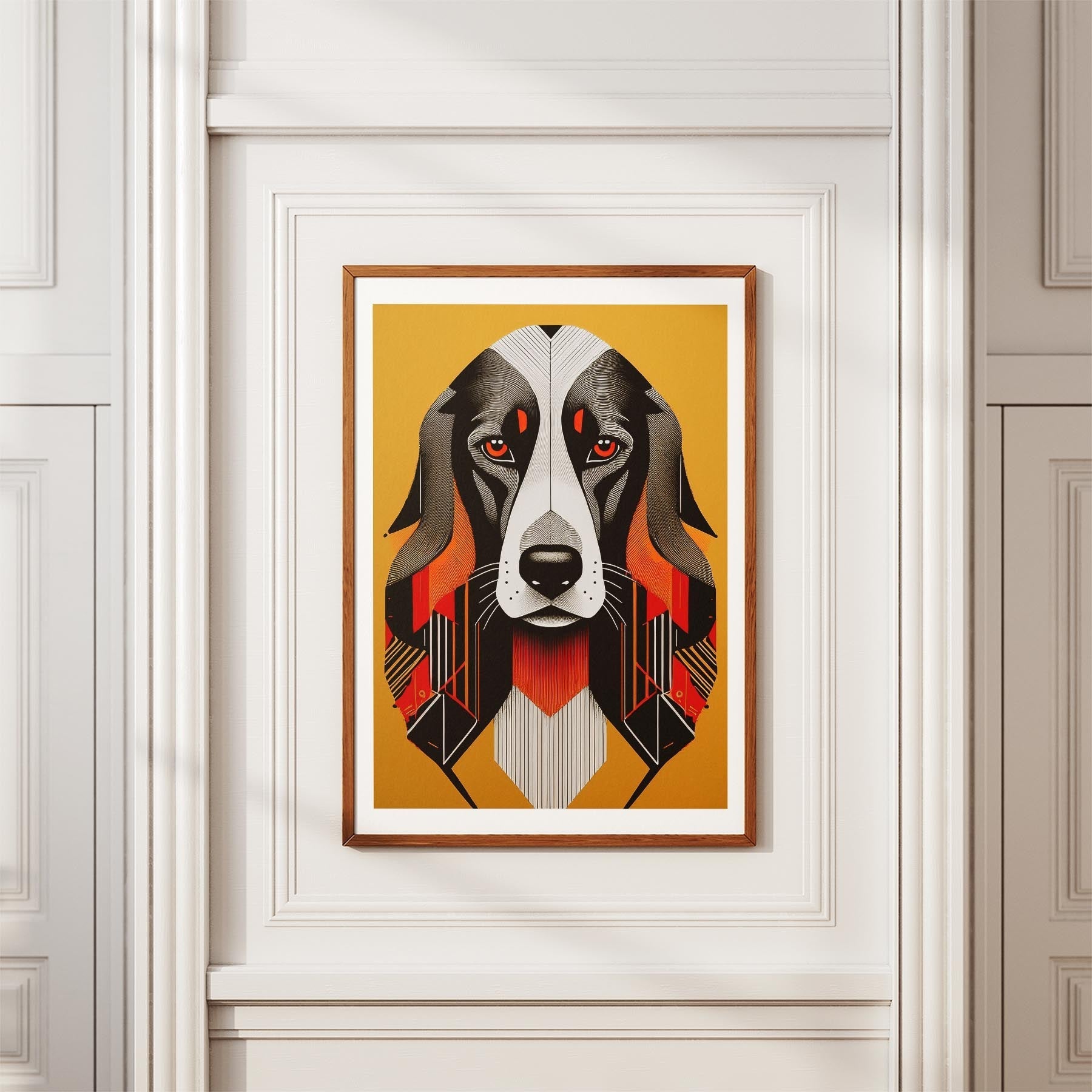 Afghan Geometric Orange Series image 3