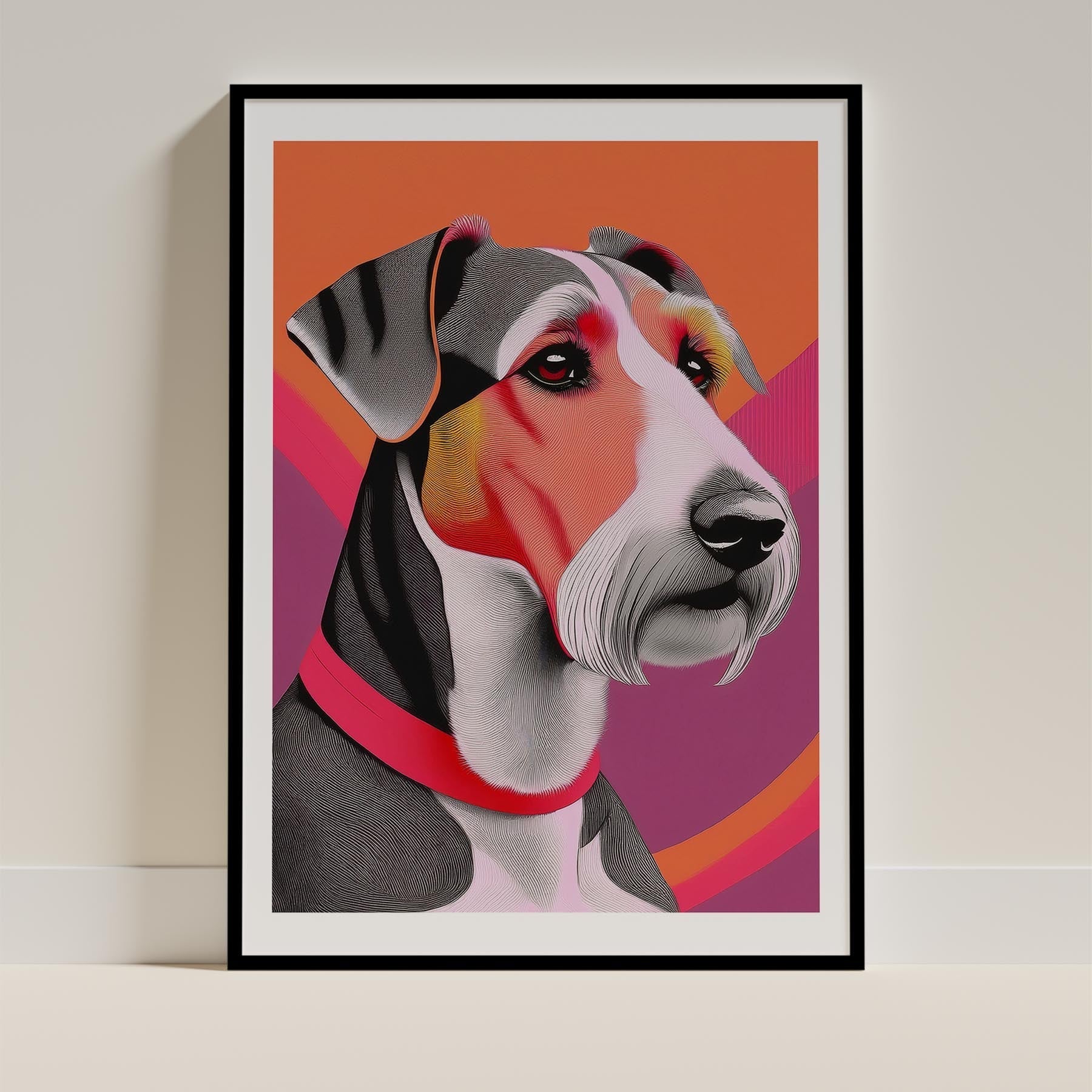 Airedale Modern Pop Dog Series image 0